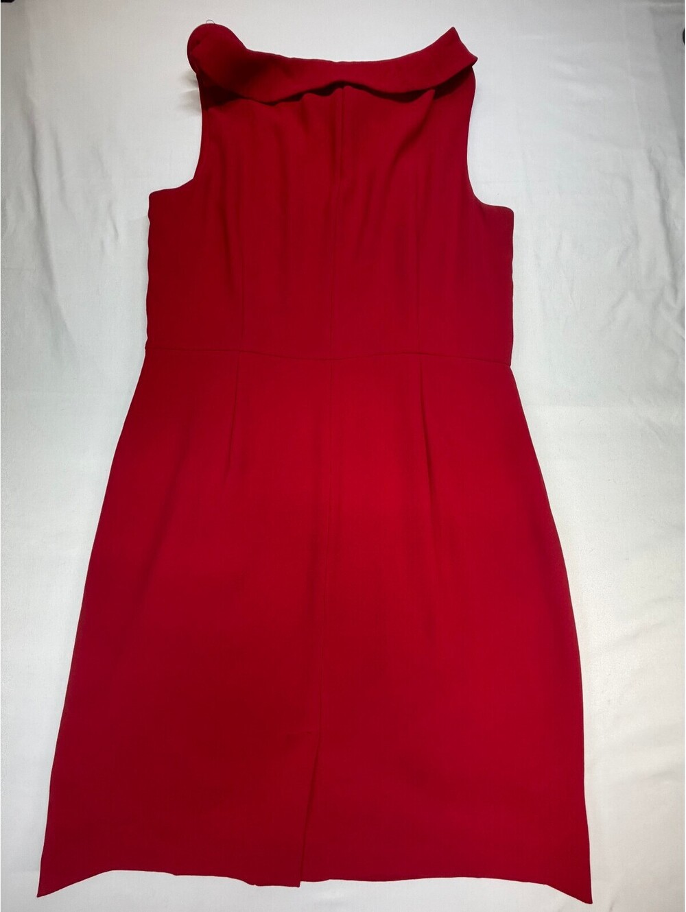 Ivanka Trump Women's Sheath Dress Sleeveless Size Red - Picture 2 of 15